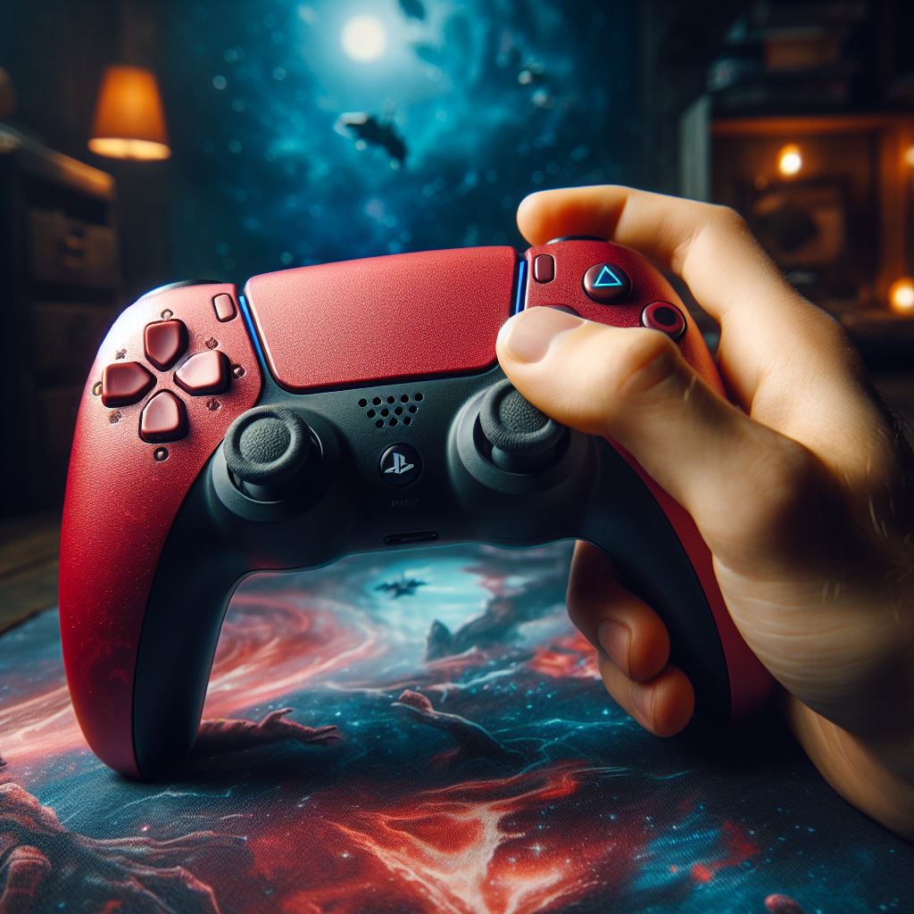 Manette PS5 DualSense Cosmic Red (d'origine) – Dokazio